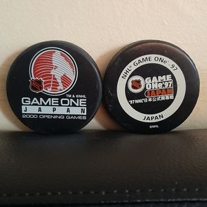 NHL Game One Japan Pucks, 1997 & 2000